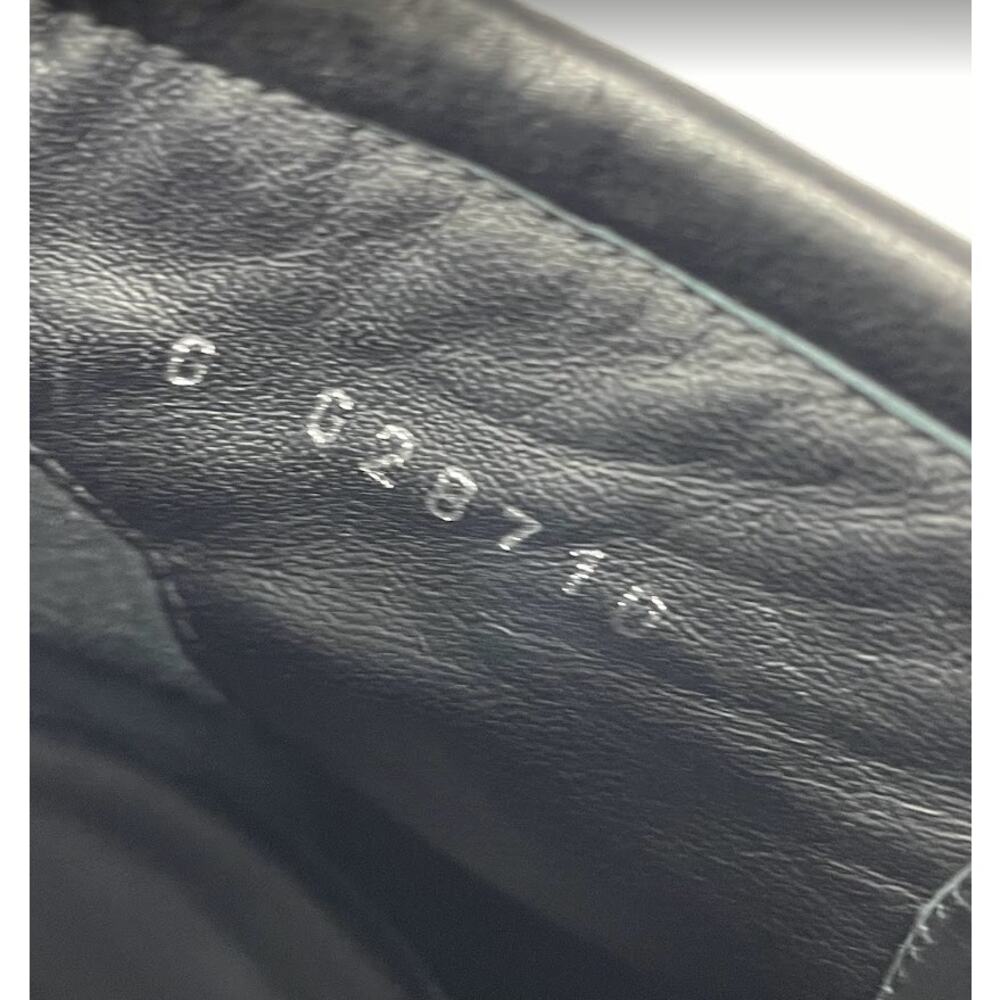 Chanel‎ Shoes Ankle Boots CC Logo Quilted Black Leather Cap Toe High Heels EU 37 - Picture 7 of 9